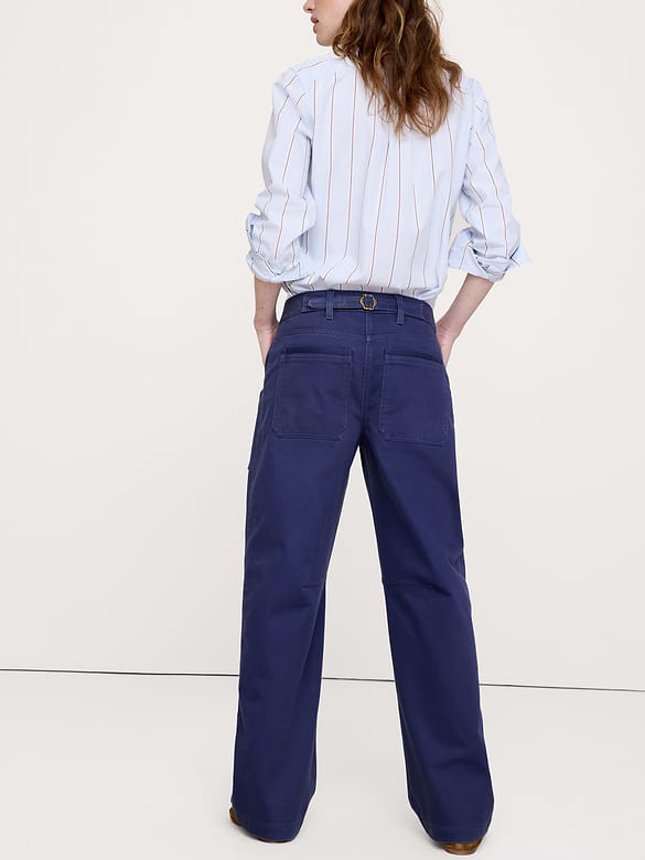 Low-Rise Relaxed Utility Pant
