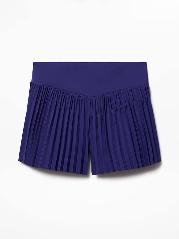 Featherweight Plissé Run Short