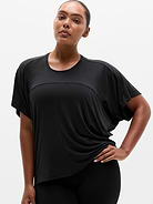 Image number 1 showing, Move With Ease Draped Tee