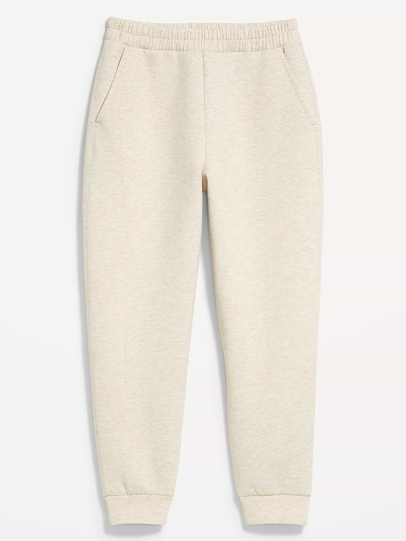 High-Waisted Bounce Fleece Jogger Sweatpants