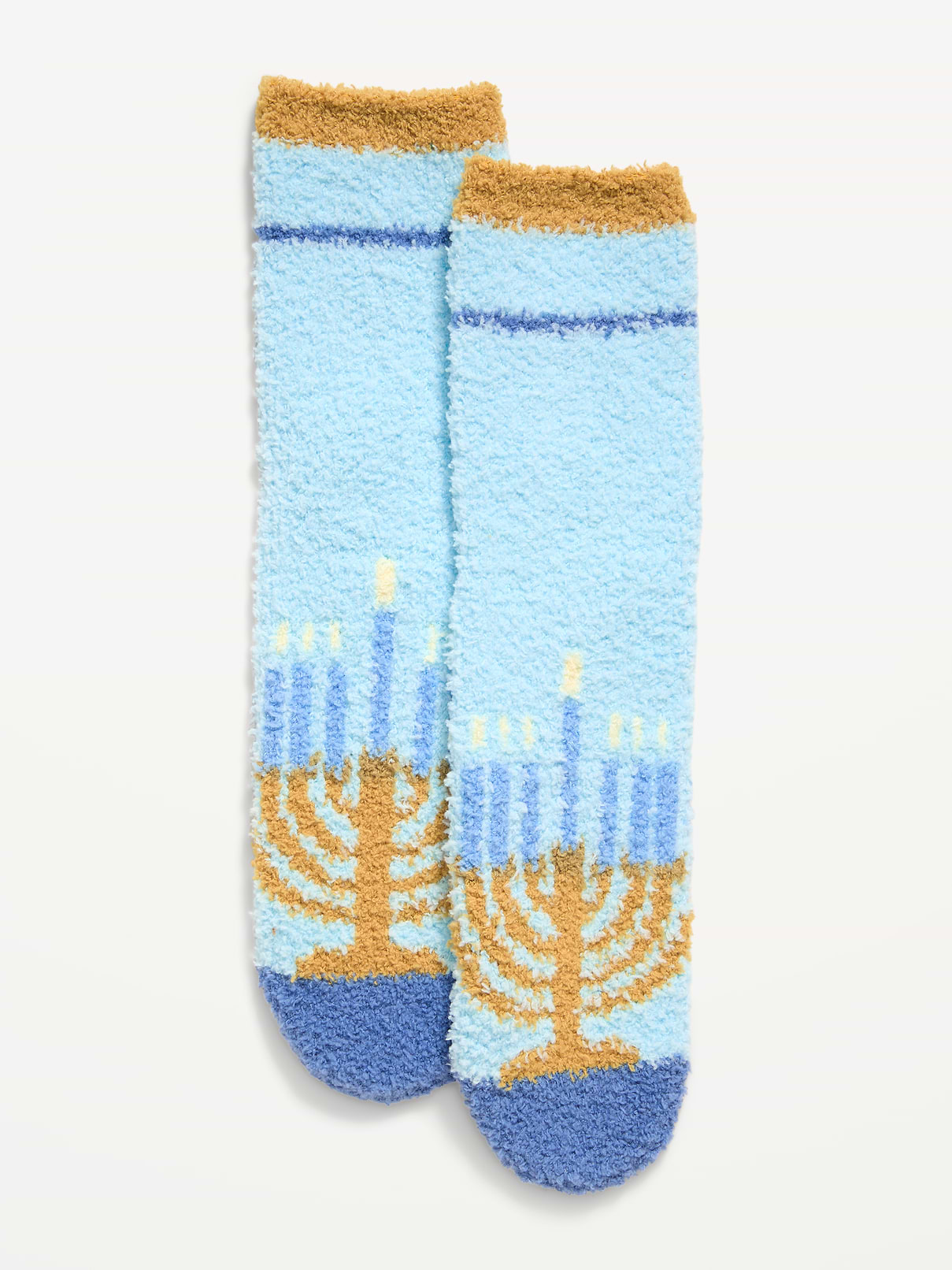 Image 1 of 2, elasticized openings, notched toe seams, Product #907897