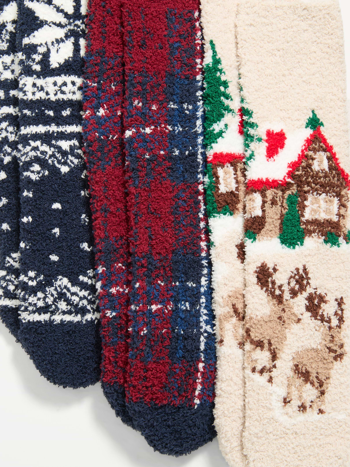 Image 2 of 2, Cozy Ankle Socks 3-Pack for Men