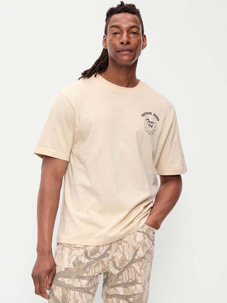 Image number 2 showing, Loose Heavyweight Graphic T-Shirt