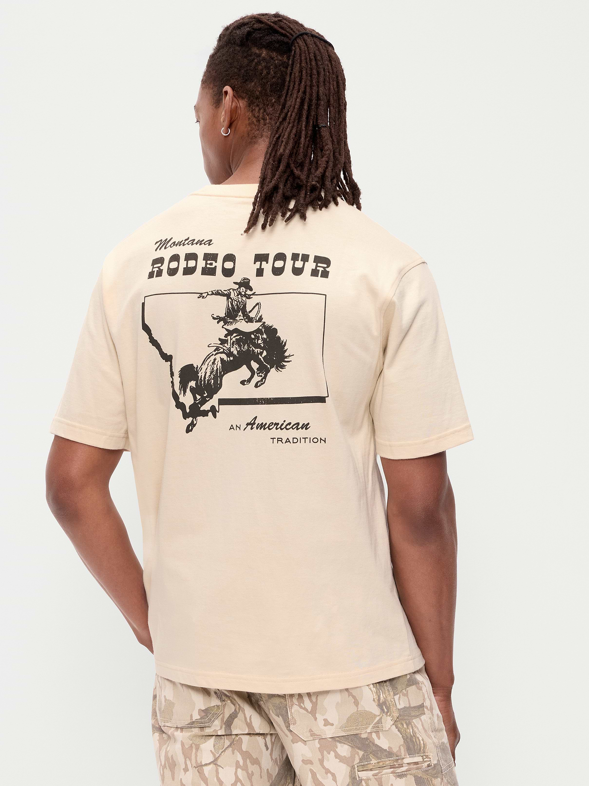 Image number 1 showing, Loose Heavyweight Graphic T-Shirt