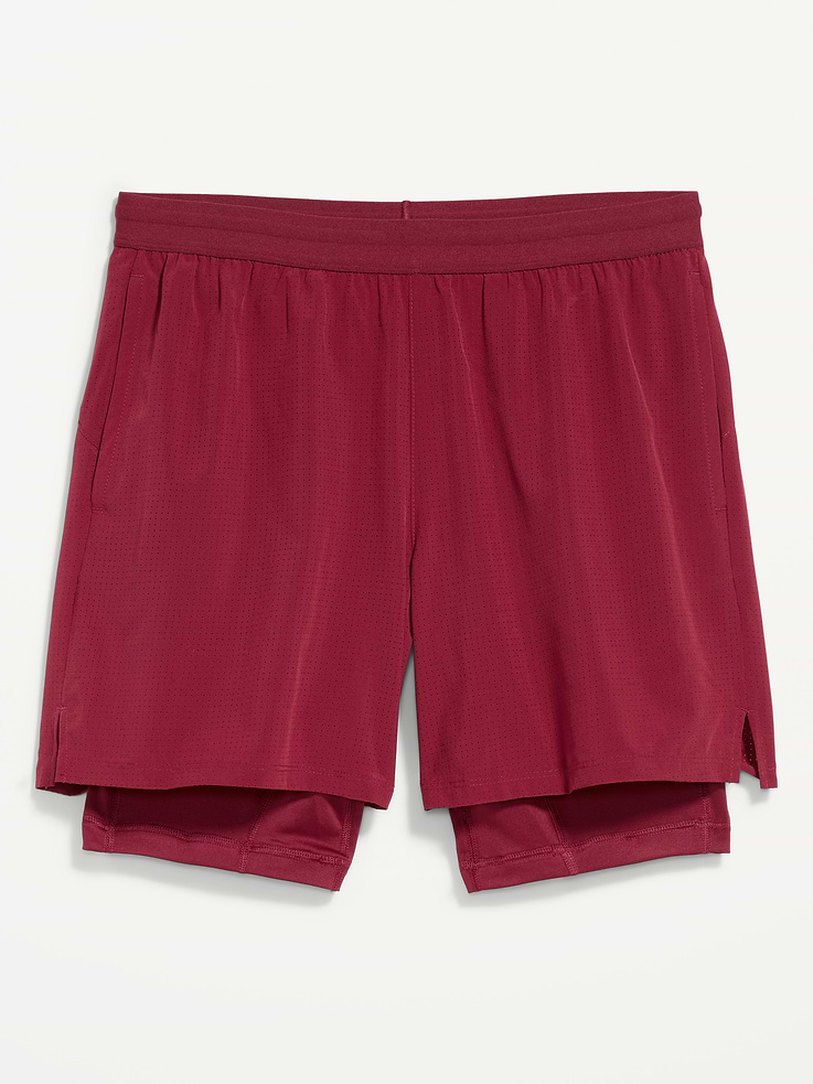 Image number 3 showing, 2-In-1 Performance Run Shorts -- 5-inch inseam