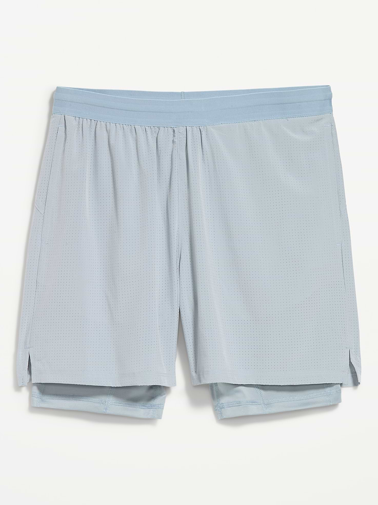 Image number 3 showing, 2-In-1 Performance Run Shorts -- 5-inch inseam