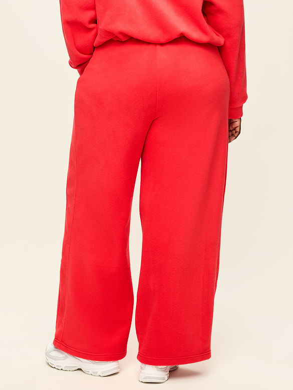 Extra High-Waisted Performance Fleece Wide-Leg Sweatpants