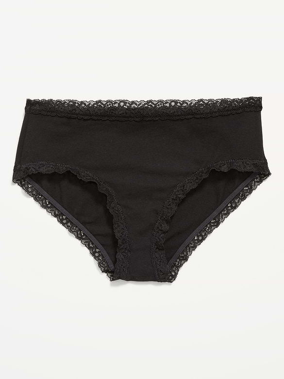 Lace-Trim Hipster Underwear