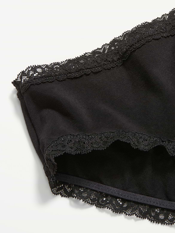 Lace-Trim Hipster Underwear