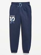 L'image numéro 1 présente Pantalon de jogging coupe généreuse en coton ouaté Messi™ pour garçon