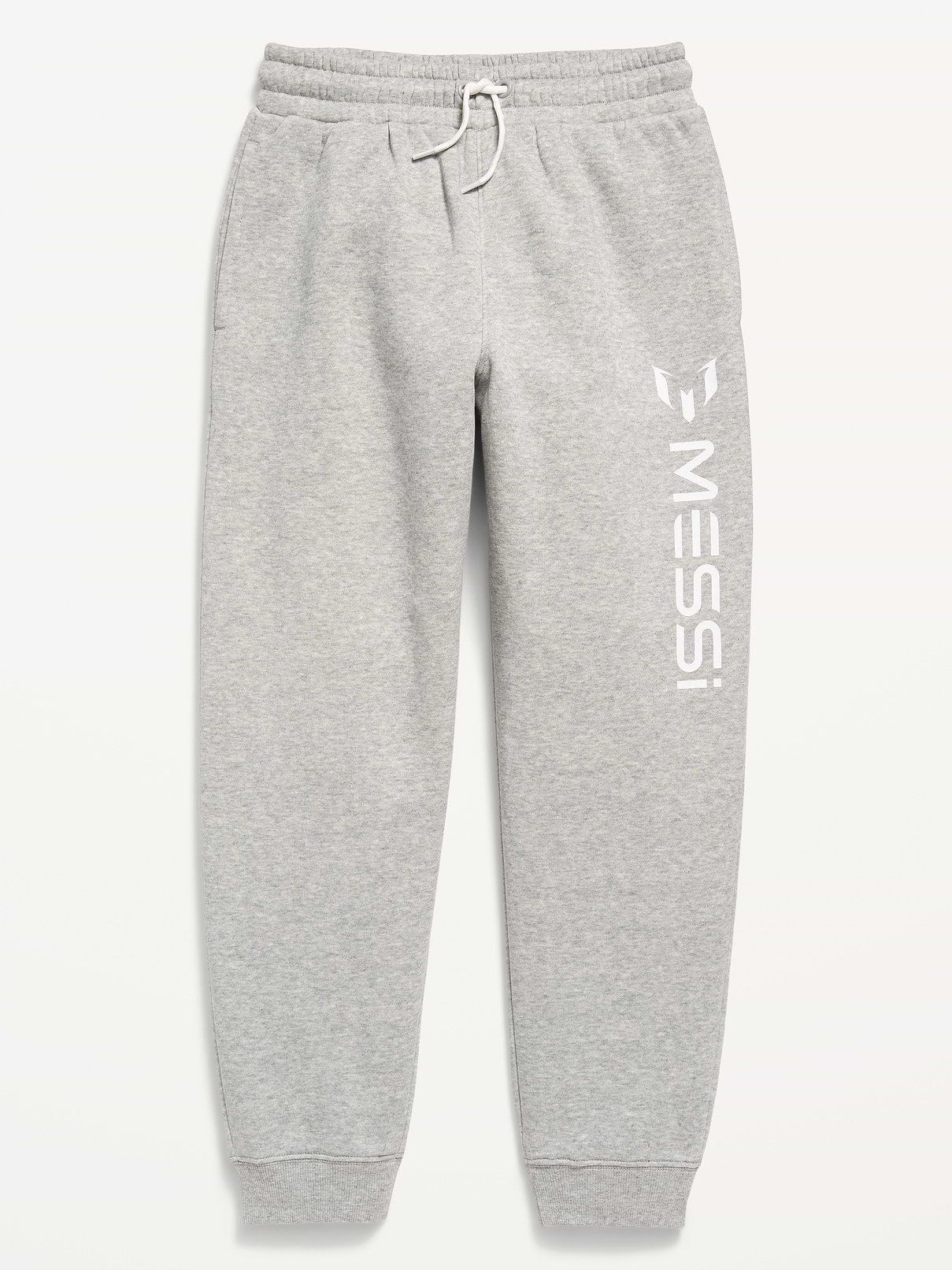 L'image numéro 1 présente Pantalon de jogging coupe généreuse en coton ouaté Messi™ pour garçon