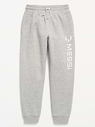L'image numéro 1 présente Pantalon de jogging coupe généreuse en coton ouaté Messi™ pour garçon