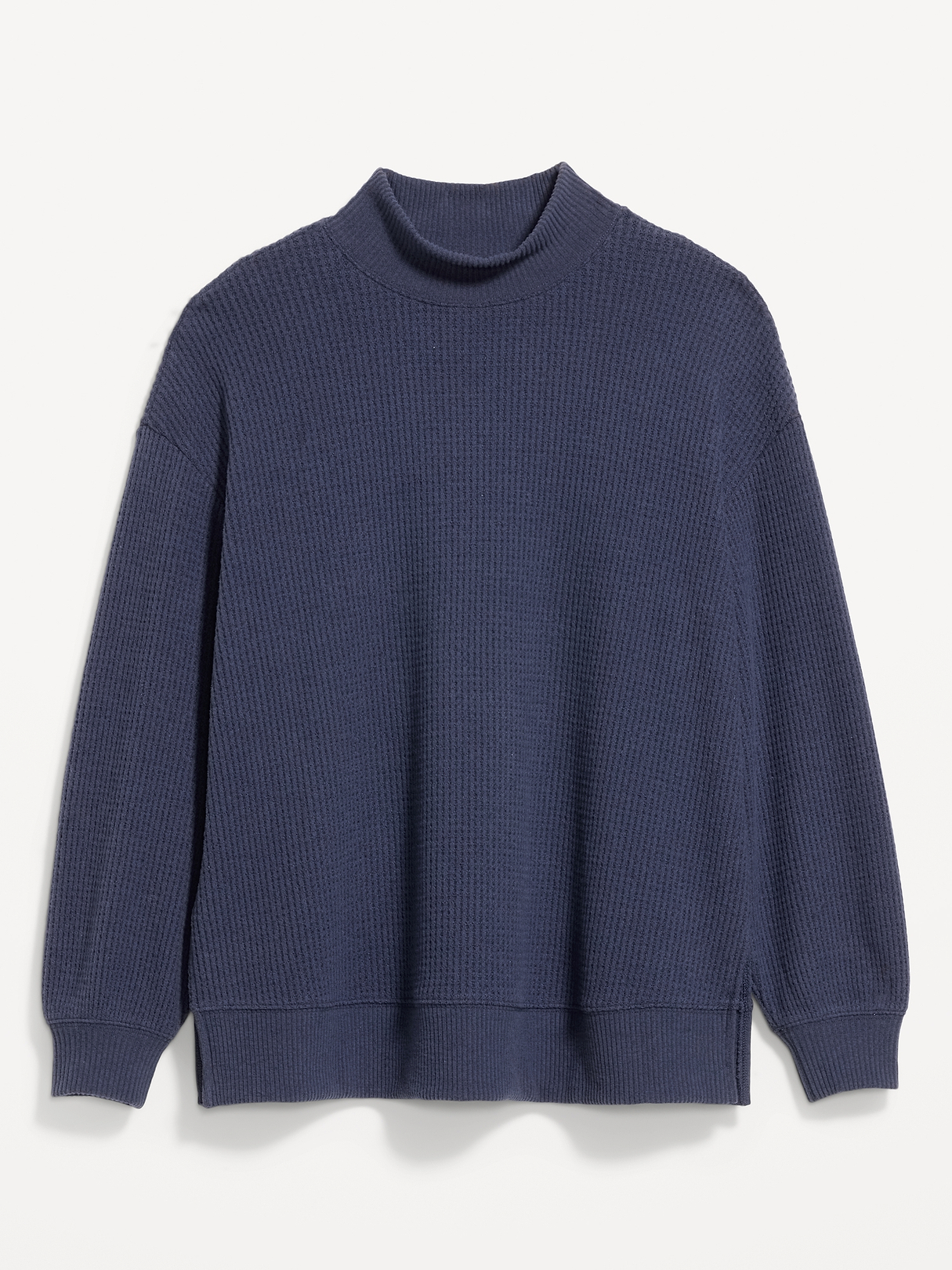 Oversized Mock-Neck Long-Sleeve Top | Old Navy
