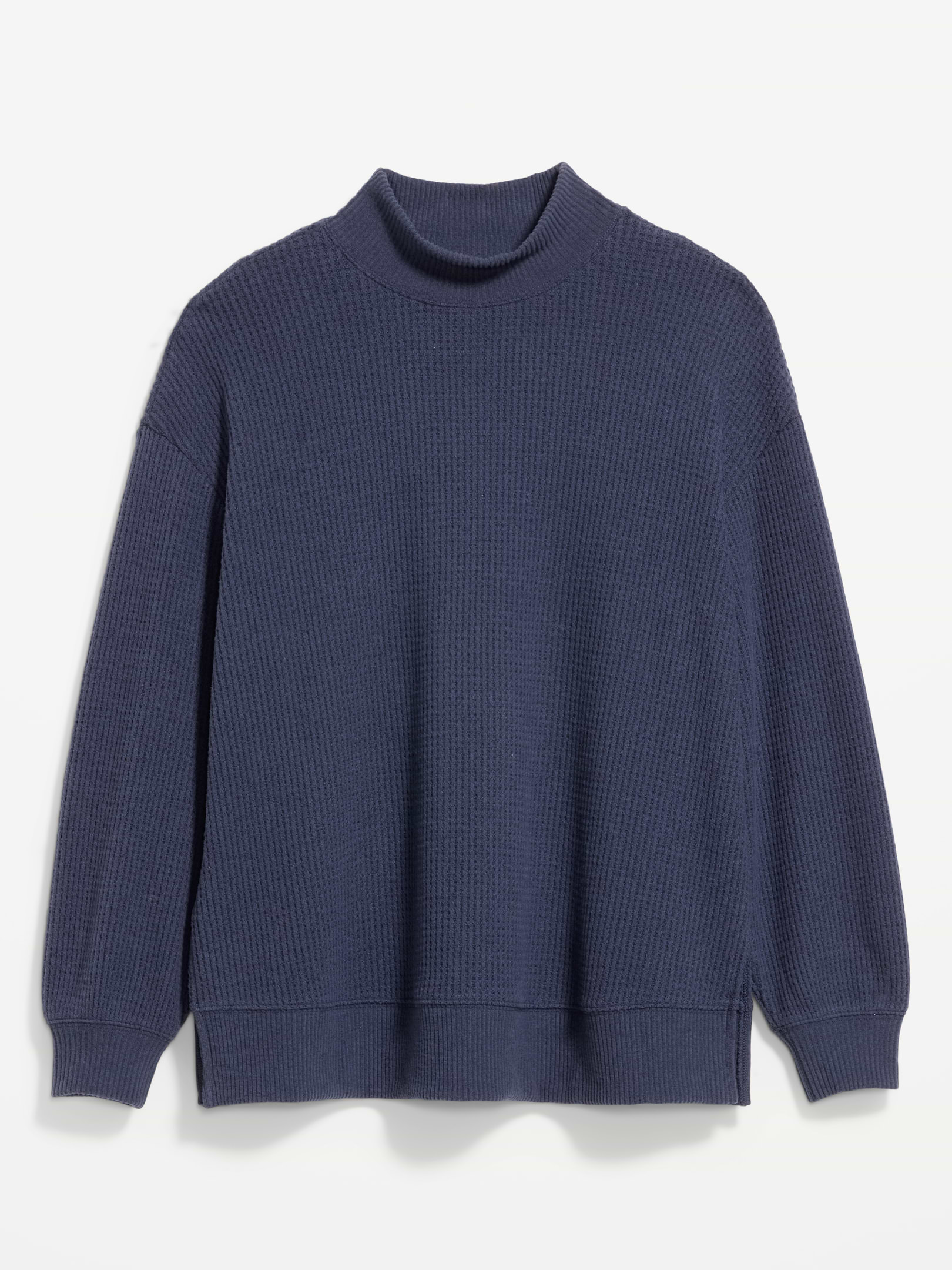 Oversized Mock-Neck Long-Sleeve Top | Old Navy