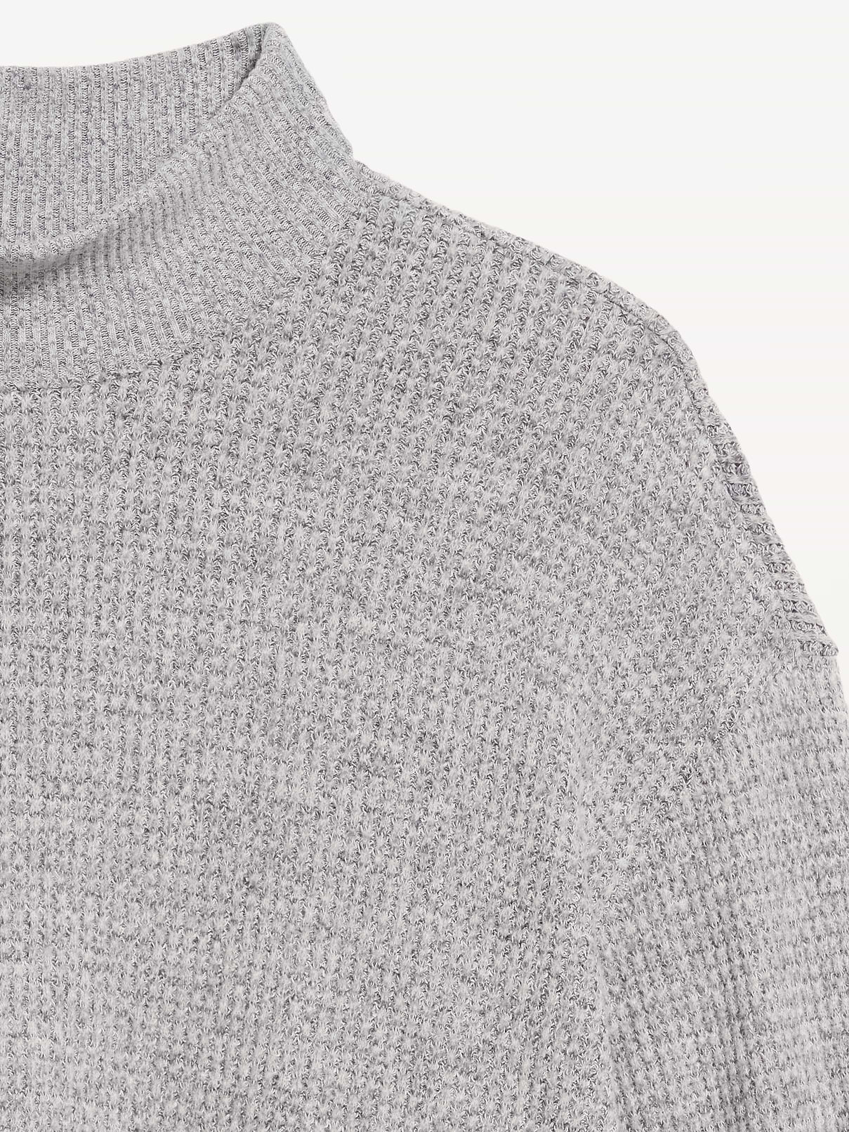Oversized Mock-Neck Long-Sleeve Top | Old Navy