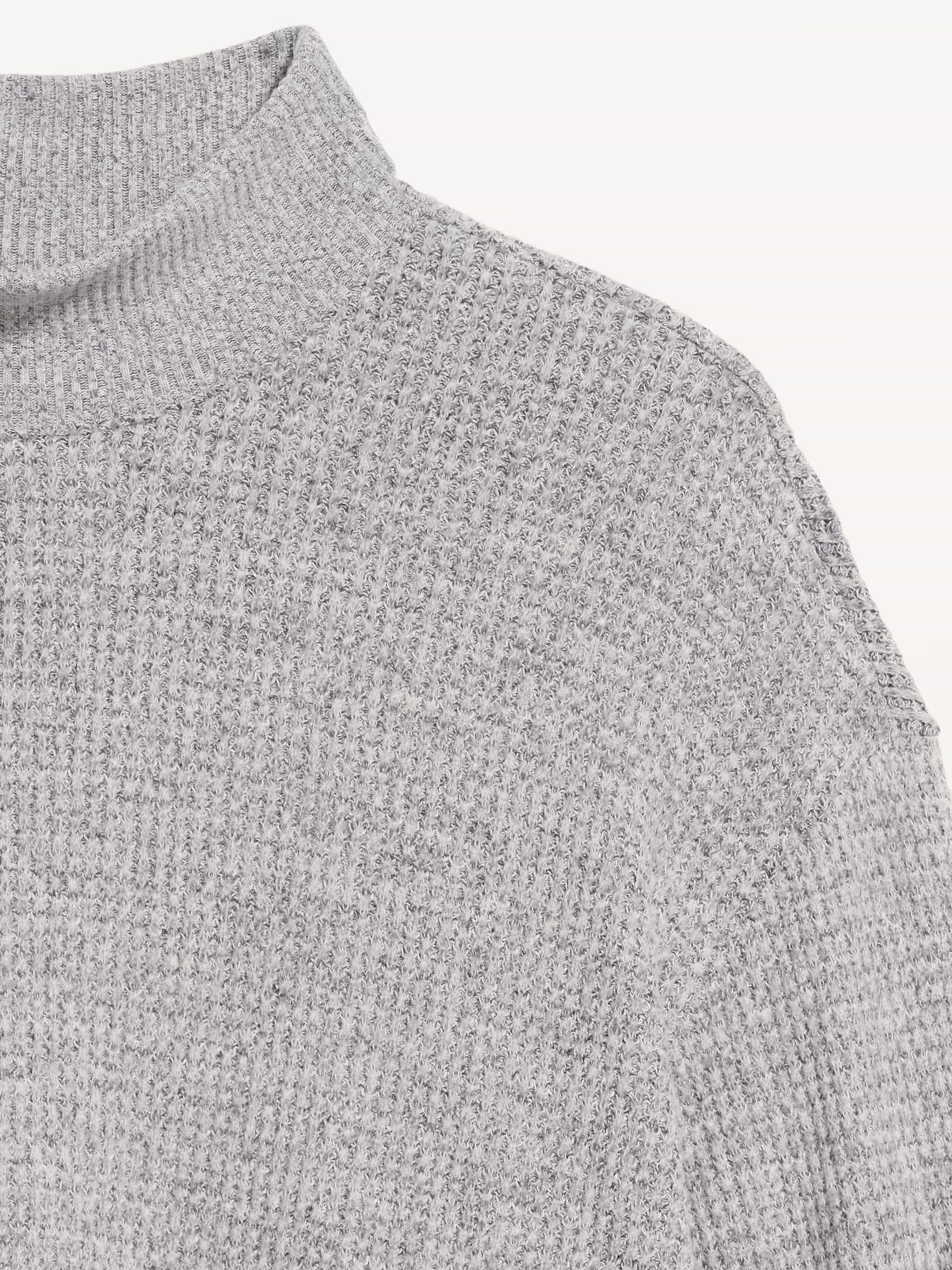 Oversized Mock-Neck Long-Sleeve Top | Old Navy