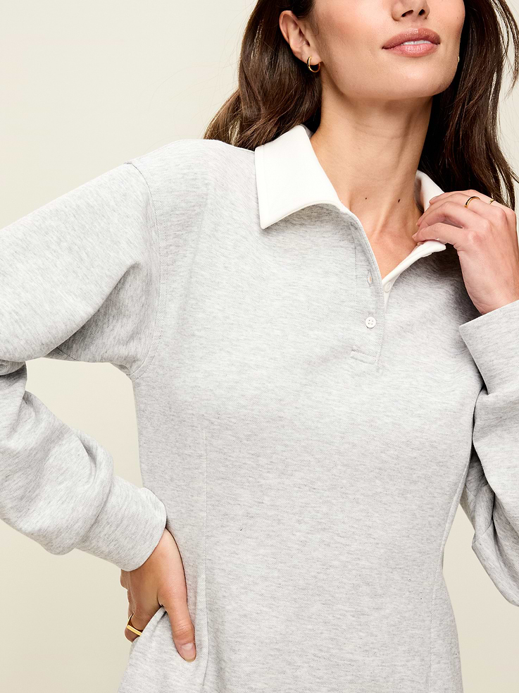 Image number 3 showing, Dynamic Fleece Pique Polo Dress