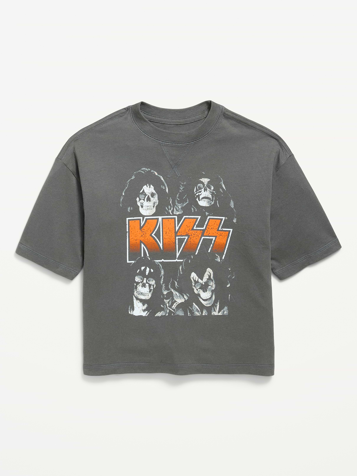 Image number 1 showing, Kiss™ Gender-Neutral Oversized Graphic T-Shirt for Kids