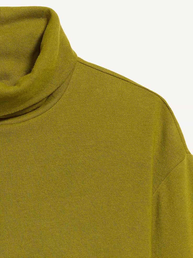 Image 4 of 9, Long-Sleeve Oversized Turtleneck Sweater