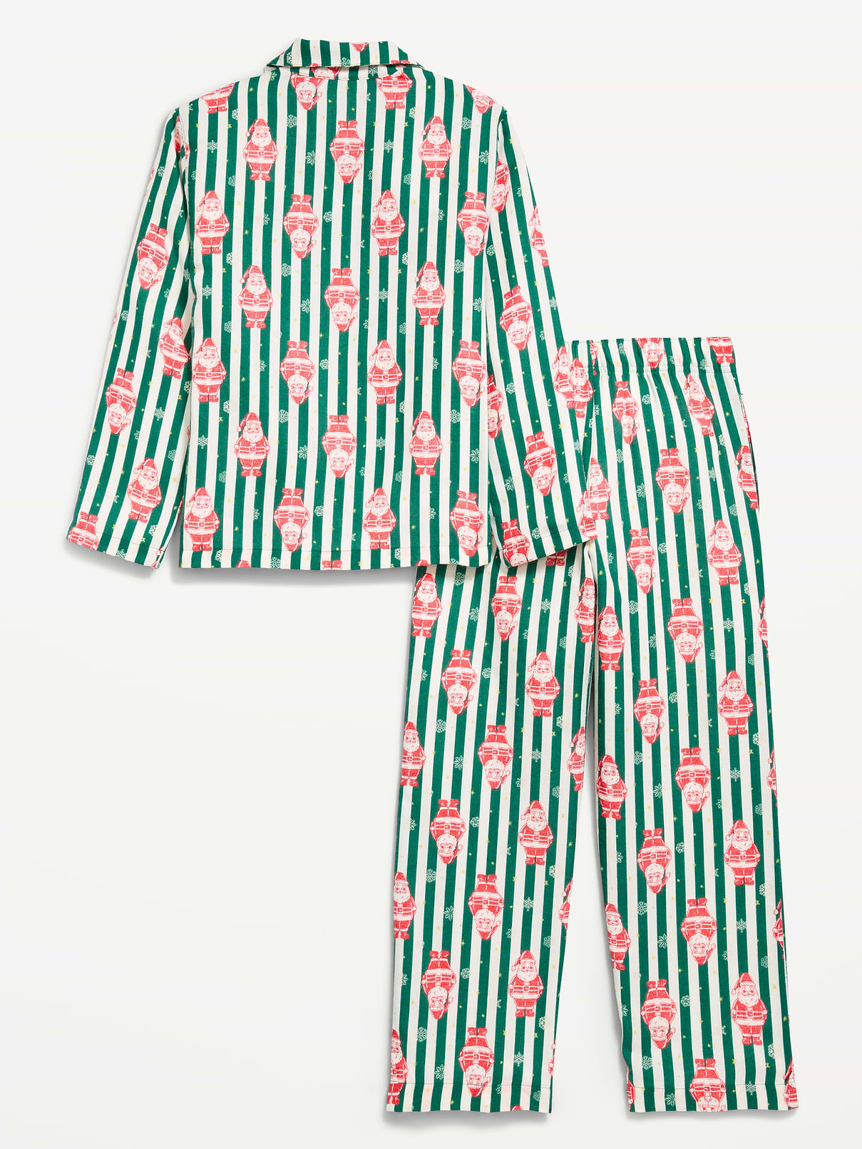 Image number 2 showing, Gender-Neutral Printed Flannel Pajama Pants Set for Kids