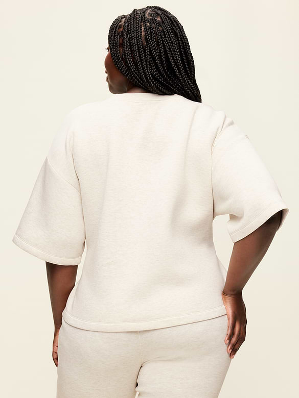 Bounce Fleece Wrap Top