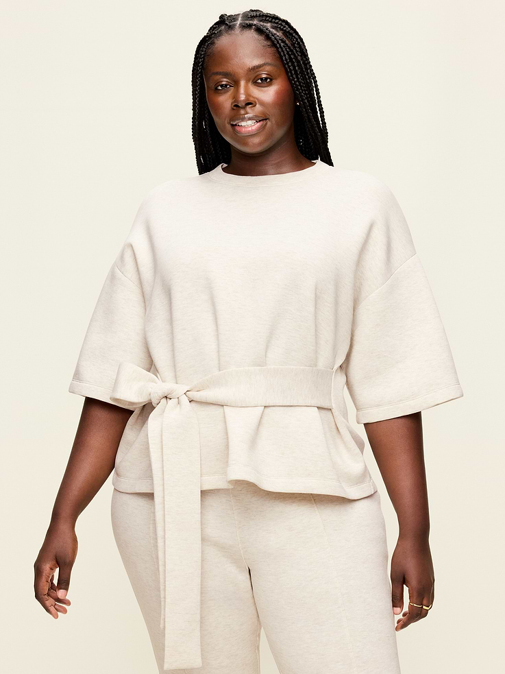 Image number 7 showing, Bounce Fleece Wrap Top
