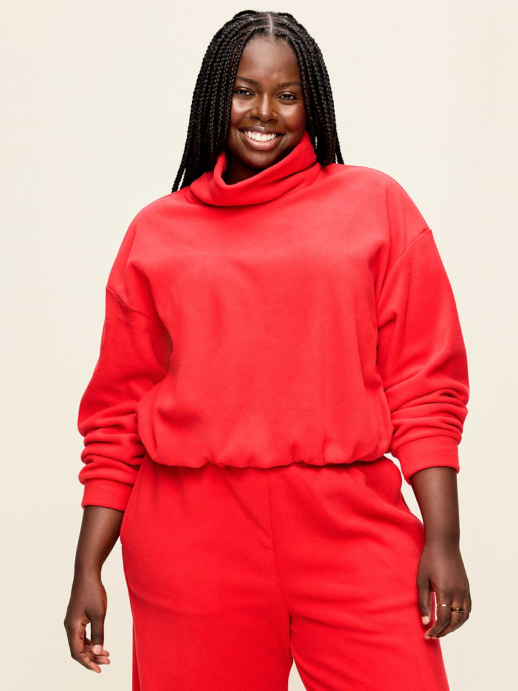 Image number 7 showing, Performance Fleece Funnel Neck Pullover