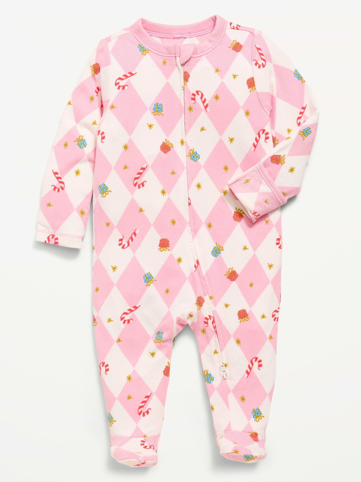 Image 2 of 3, SoftMode 2-Way-Zip Sleep & Play Footed One-Piece for Baby