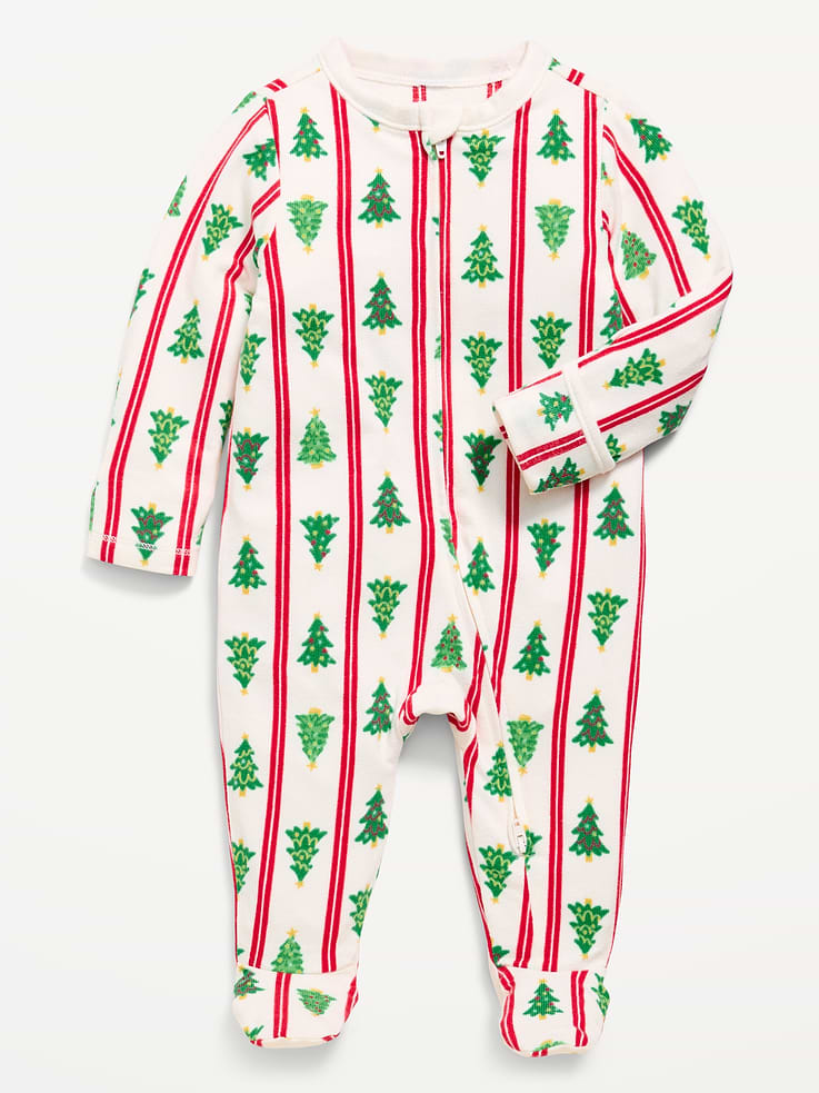 Image 2 of 3, SoftMode 2-Way-Zip Sleep & Play Footed One-Piece for Baby