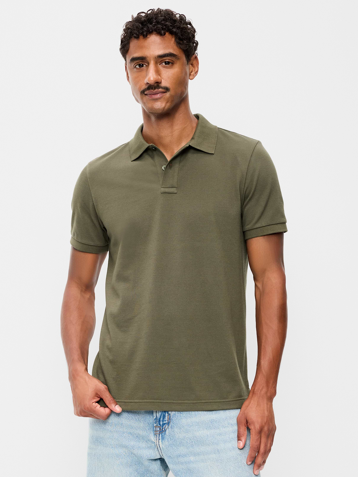 Image number 1 showing, Classic Fit Pique Polo