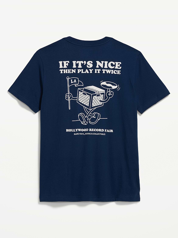 Soft-Washed Crew-Neck Graphic T-Shirt