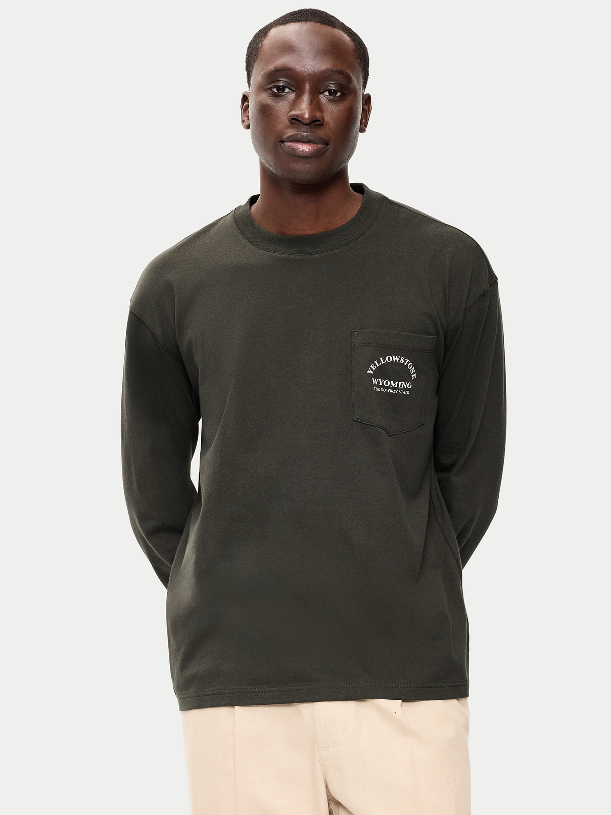 Image number 2 showing, Long-Sleeve Heavyweight Graphic T-Shirt
