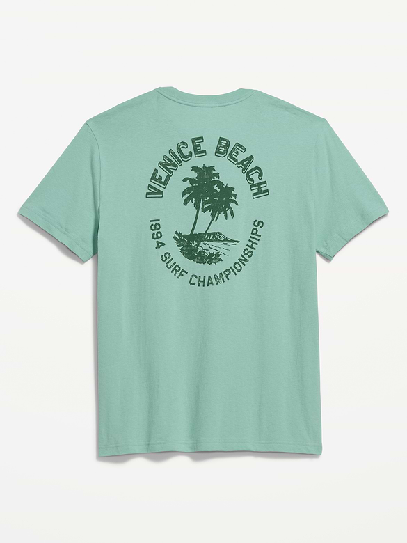 Soft-Washed Crew-Neck Graphic T-Shirt