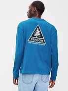 Image number 1 showing, Long-Sleeve Heavyweight Graphic T-Shirt