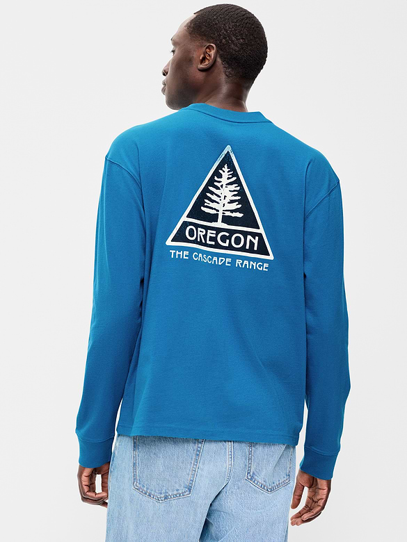 Long-Sleeve Heavyweight Graphic T-Shirt