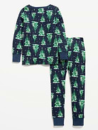 Image 2 of 2, Printed Snug-Fit Pajama Set for Toddler & Baby