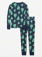 Image 2 of 2, Gender-Neutral Snug-Fit Graphic Pajama Set for Kids