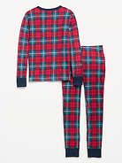 Image 2 of 2, Gender-Neutral Snug-Fit Graphic Pajama Set for Kids