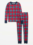 Image 1 of 2, crew neck, long sleeves, matching pajama bottoms, all-over print, Product #910358