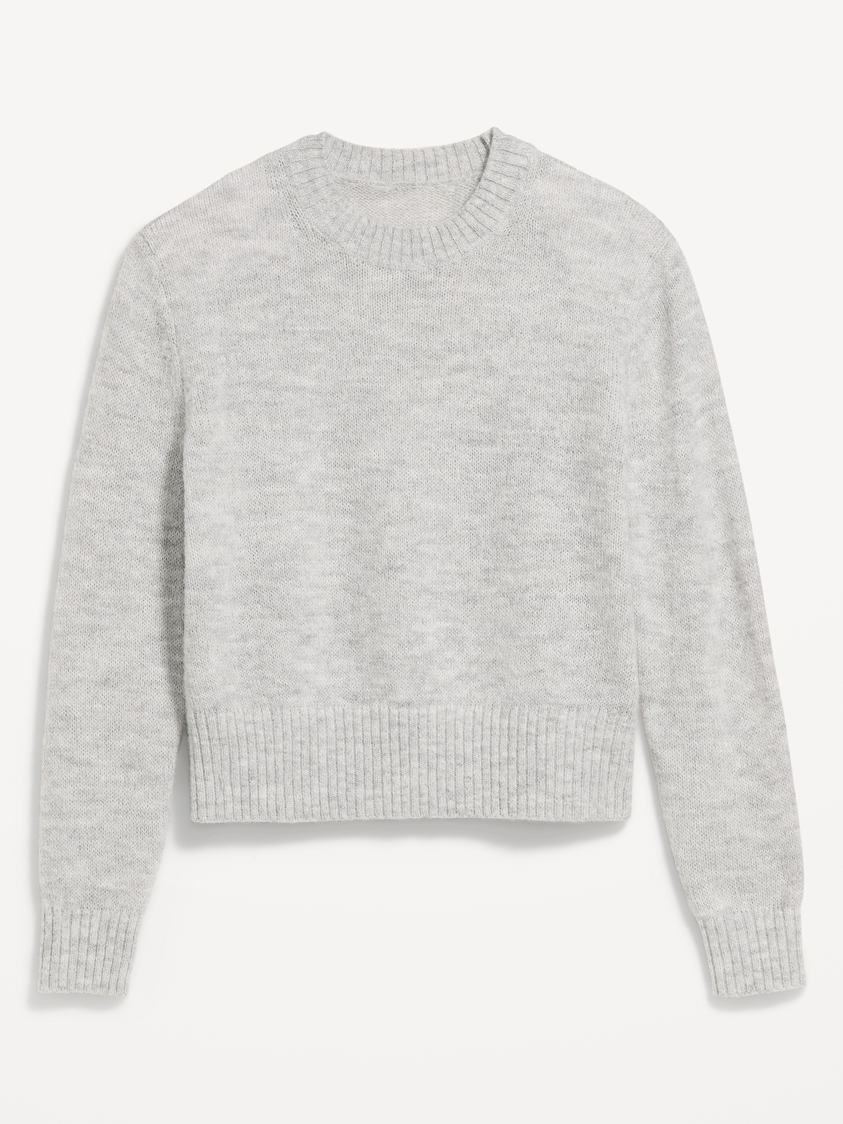 Shrunken Cozy Crew-Neck Sweater | Old Navy