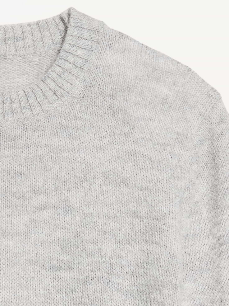 Image 5 of 5, Shrunken Cozy Crew-Neck Sweater