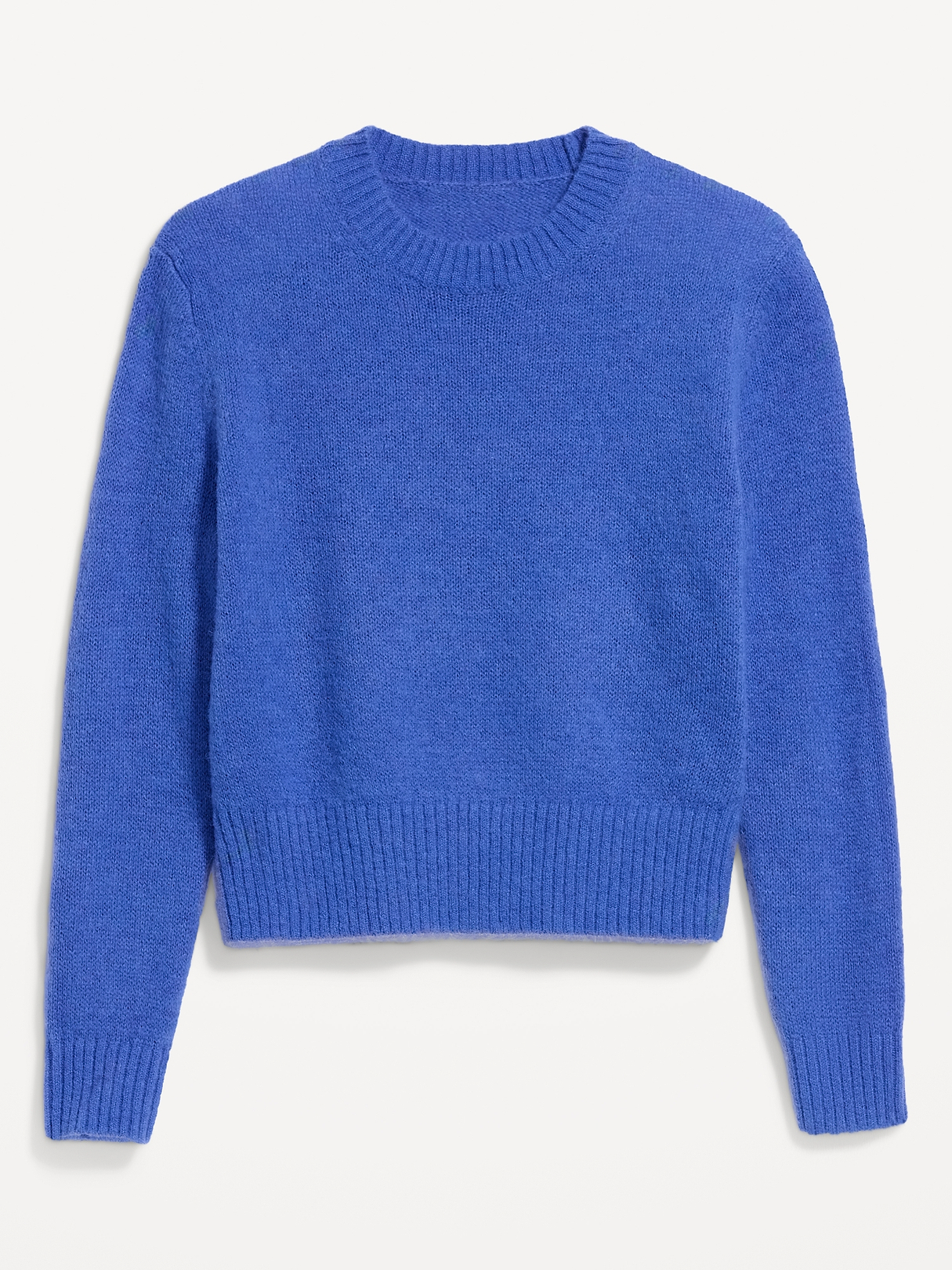 Shrunken Cozy Crew-Neck Sweater | Old Navy