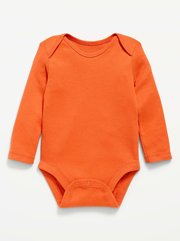 Cache-couche à imprimé à manches longues pour bébé