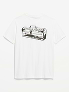 Image number 1 showing, Soft-Washed Crew-Neck Graphic T-Shirt