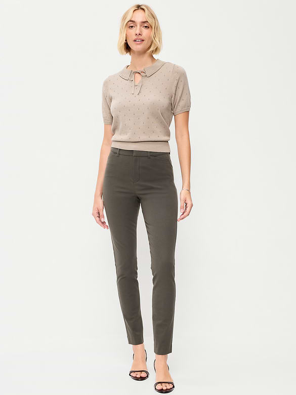 High-Waisted Pixie Skinny Ankle Pants