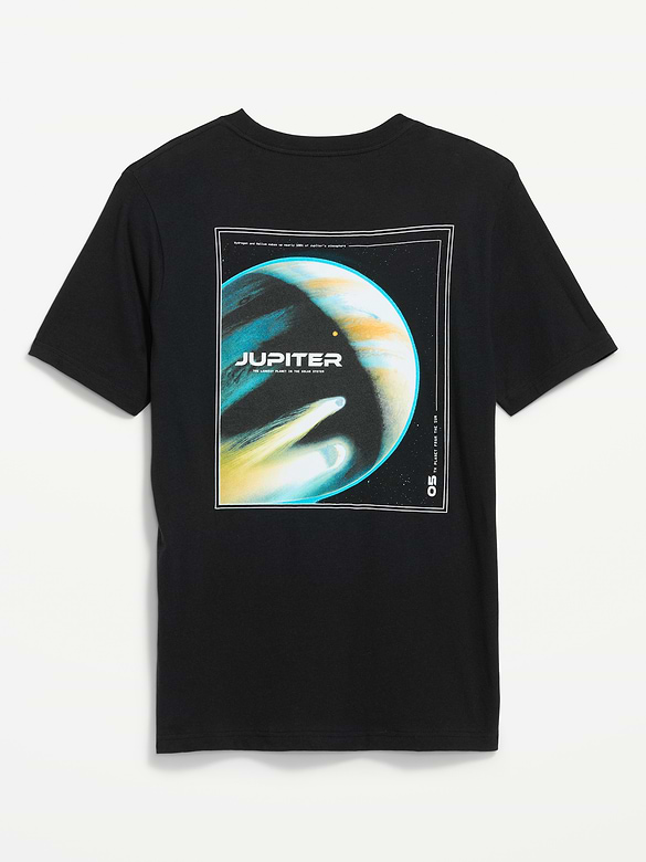 Soft-Washed Crew-Neck Graphic T-Shirt