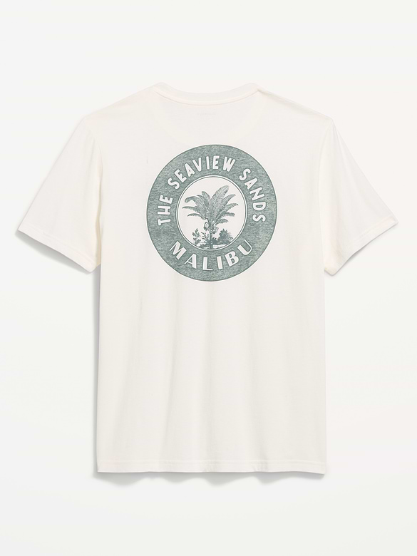 Soft-Washed Crew-Neck Graphic T-Shirt