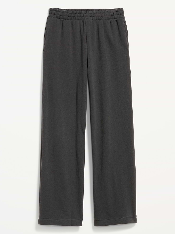 Image 1 of 4, The perfect-weight, never-taking-this-off fleece., New! your favorite wide-leg sweatpants now with an improved waistband and internal drawstring, on-seam pockets, pull-on style, Product #777363
