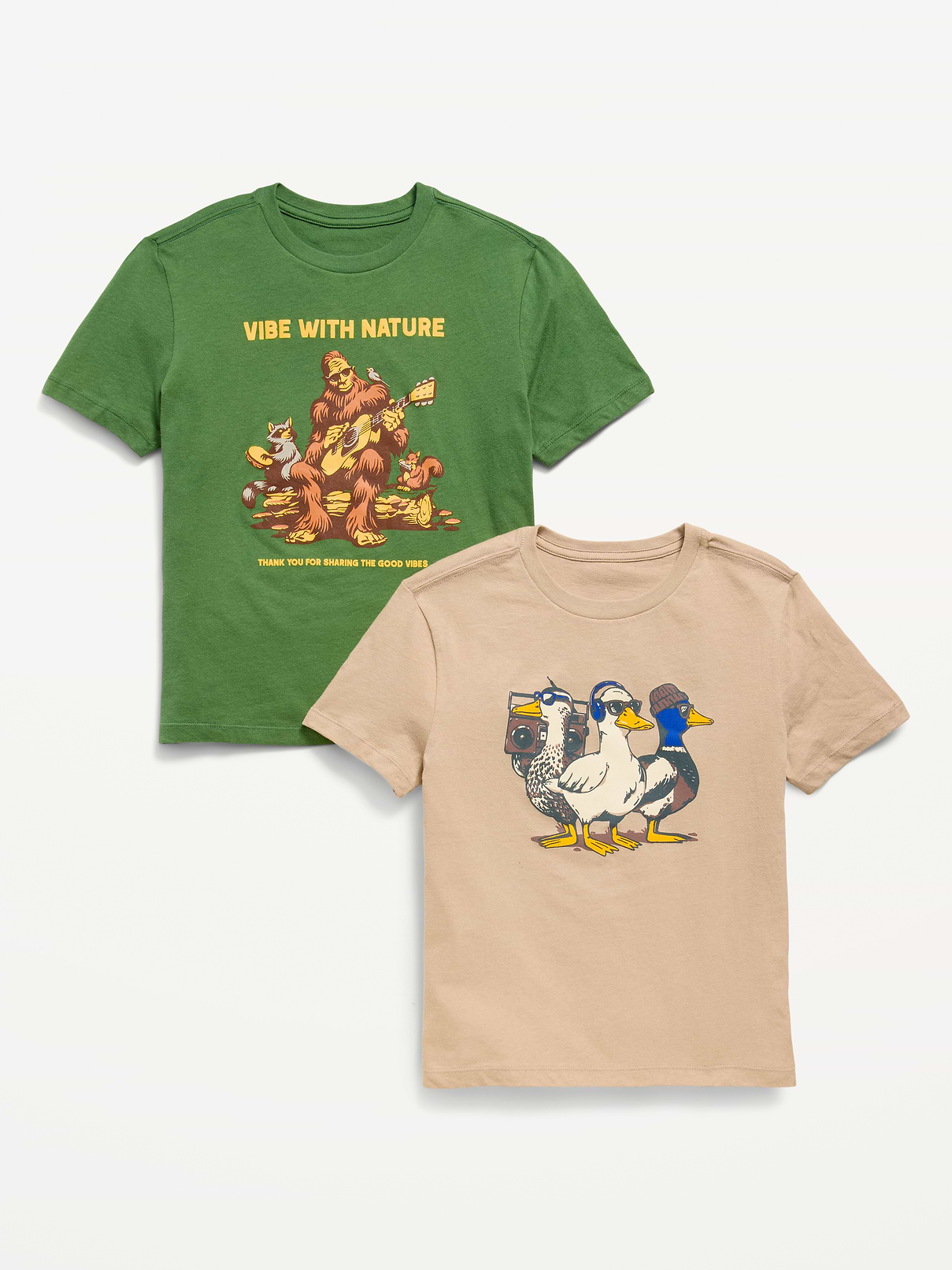 Image number 1 showing, Short-Sleeve Graphic T-Shirt 2-Pack for Boys