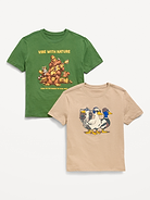Image number 1 showing, Short-Sleeve Graphic T-Shirt 2-Pack for Boys